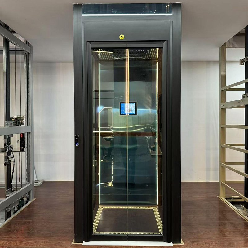 Traction backpack elevator