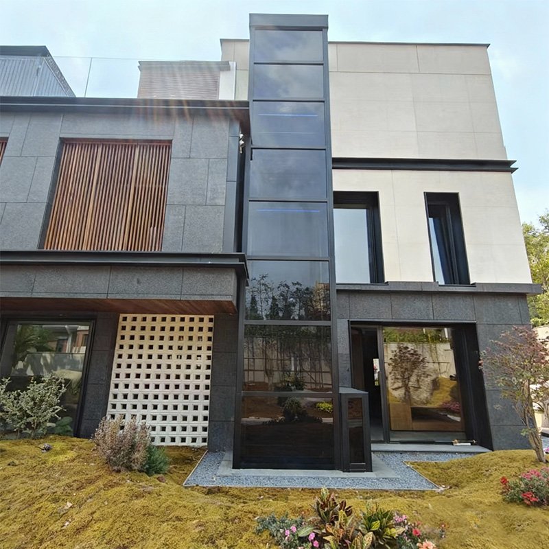 3-Automatic Door Home Outdoor Elevator