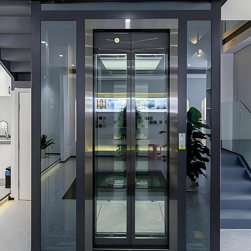 3-Black Home Elevators for Wheelchairs