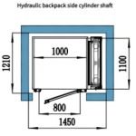 3-Anter home elevator-Hydraulic backpack side culinder shaft