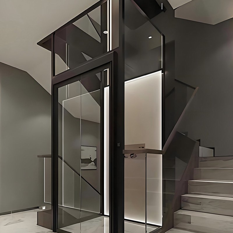 4-Anter home elevator-Stylish and minimalist glass elevator