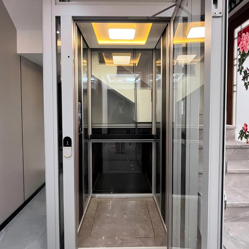 5-Anter home elevator-Stylish and minimalist glass elevator