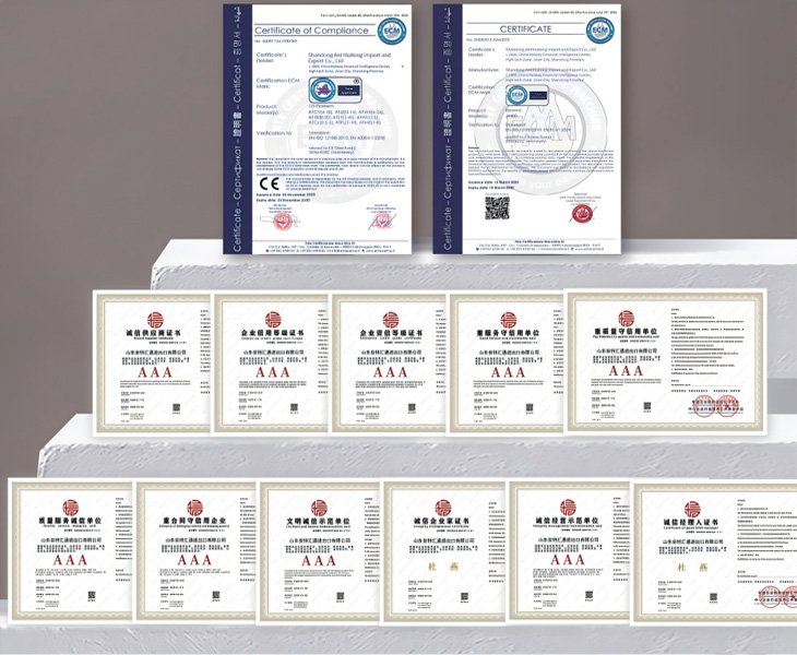 Anter home elevator- The certifications and Honors of anter hydraulic elevator