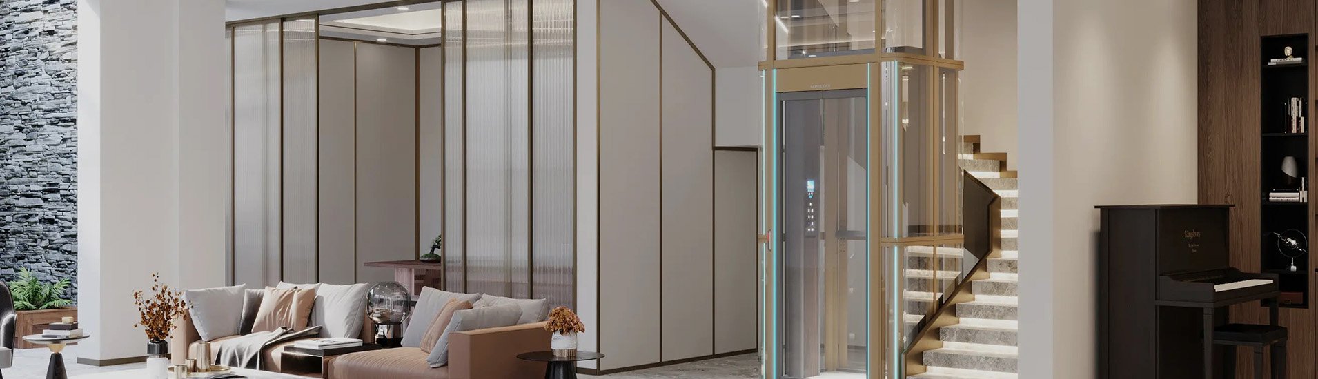 FAQsHome Elevator Background Poster