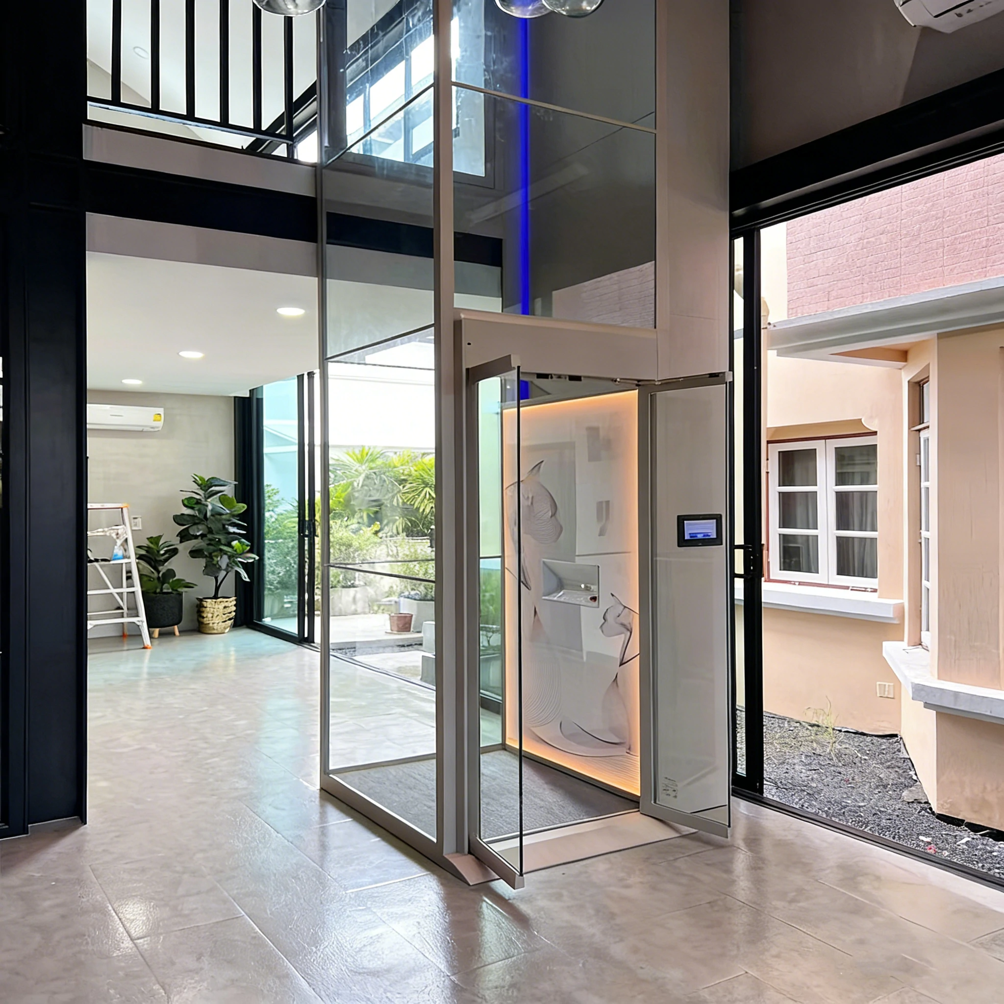 Split Elevator Control Custom Split-Level Elevator for Home