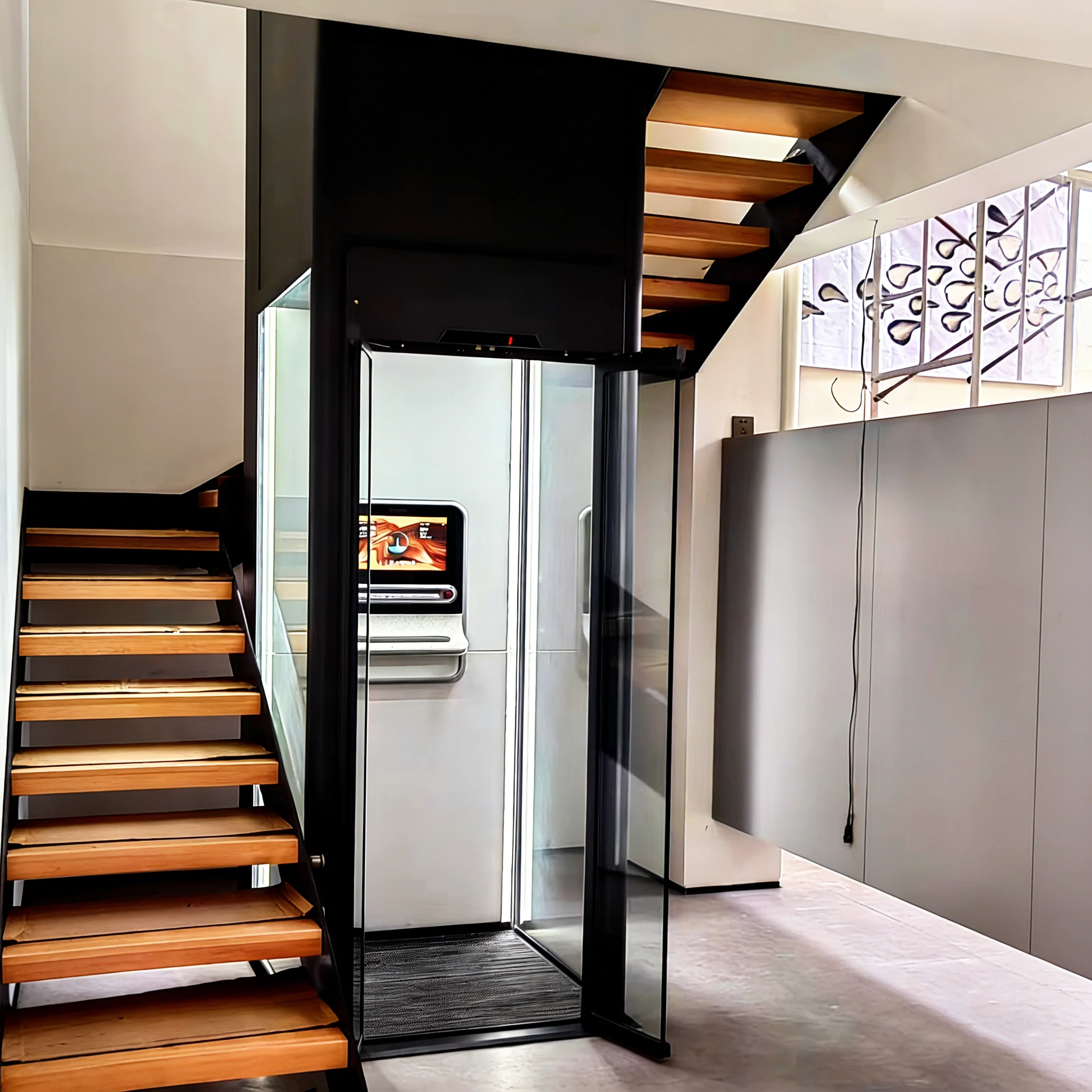 Split Elevator Control Custom Split-Level Elevator for Home