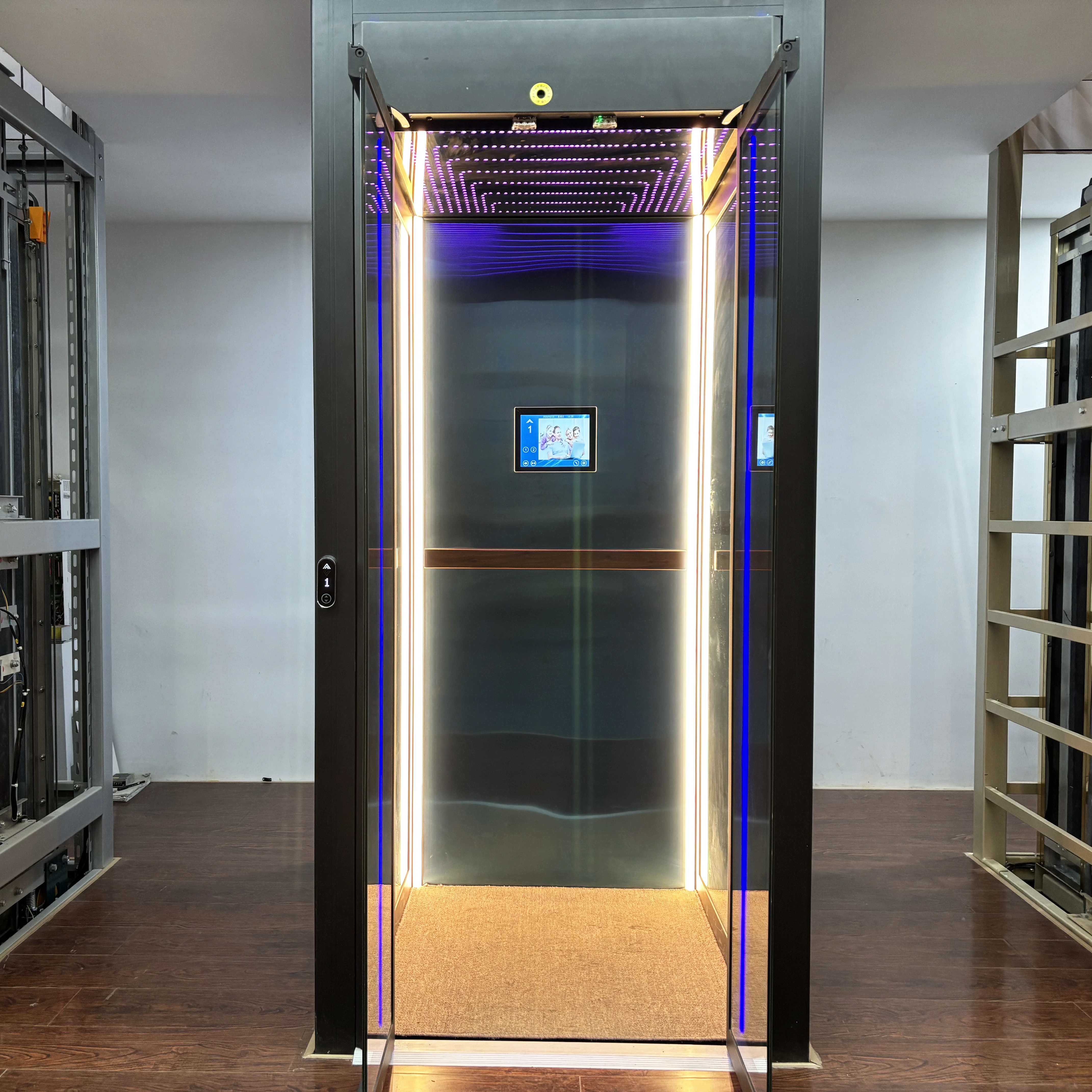 Traction Driven Closet Elevator