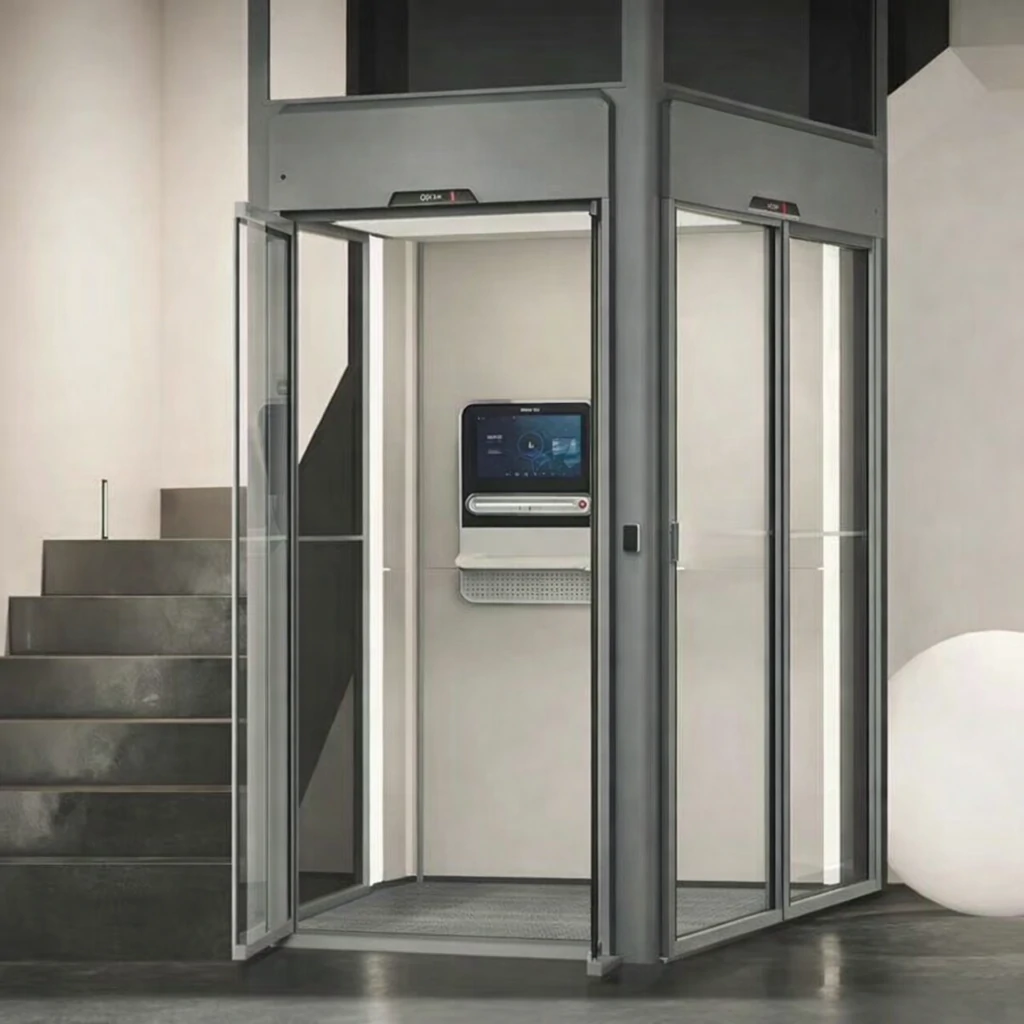 Adjacent Opening 2 Door Home Elevator