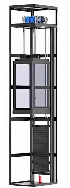 2-Traction Elevator Diagram