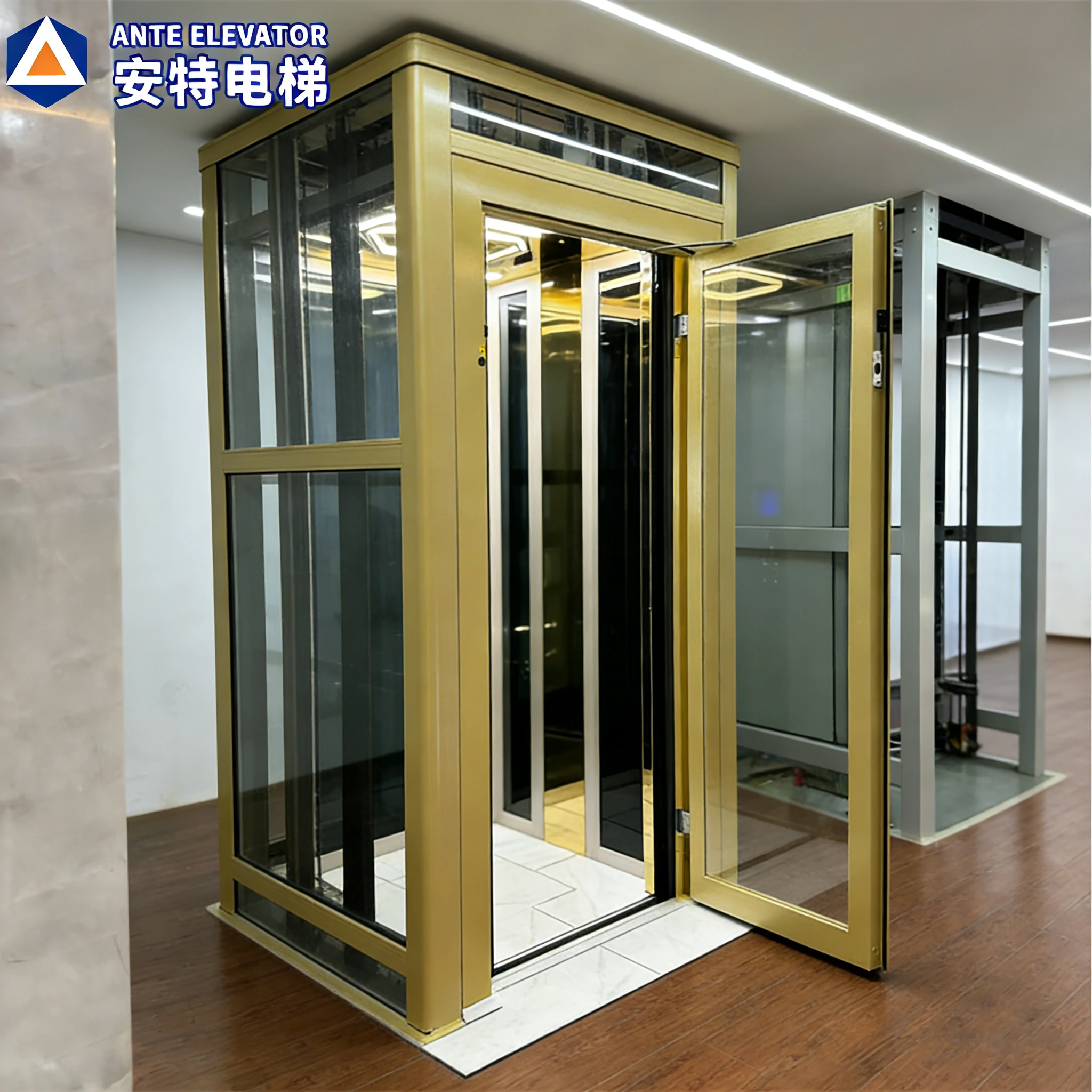 Single-person elevator for the elderly