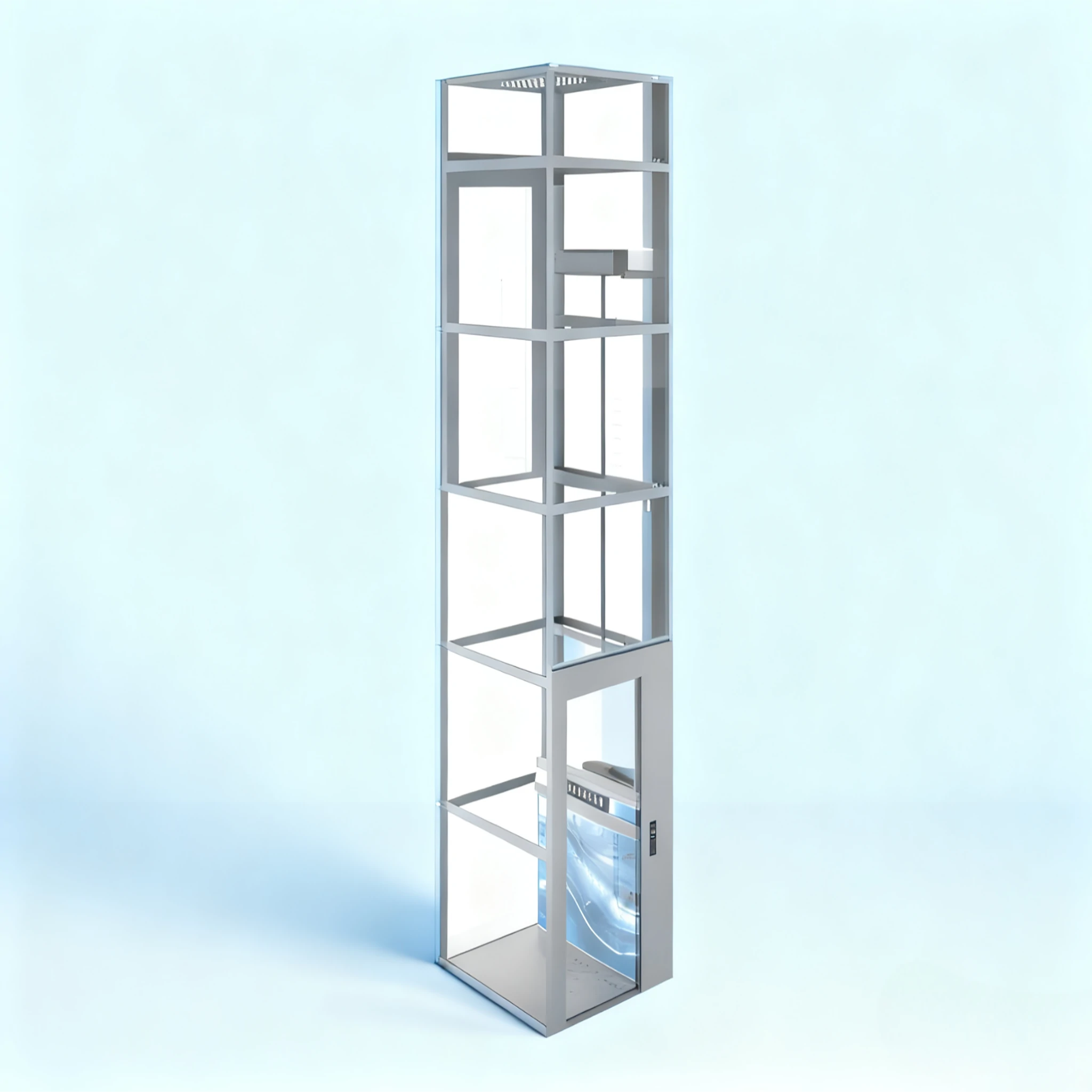 Integrated single-person elevator