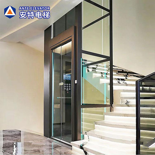 High-end Stainless-steel Glass Elevator for Your Project
