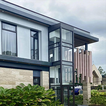 Outdoor Stainless Steel Glass Elevator