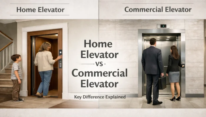 Home Elevator vs Commercial Elevator:Key Difference Explained