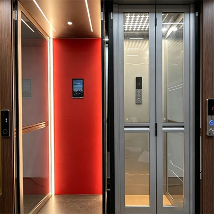 Anter small home elevator--Double-Folding Door