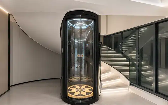 Anter Circule Elevator for Home： Exquisite Residential Solutions
