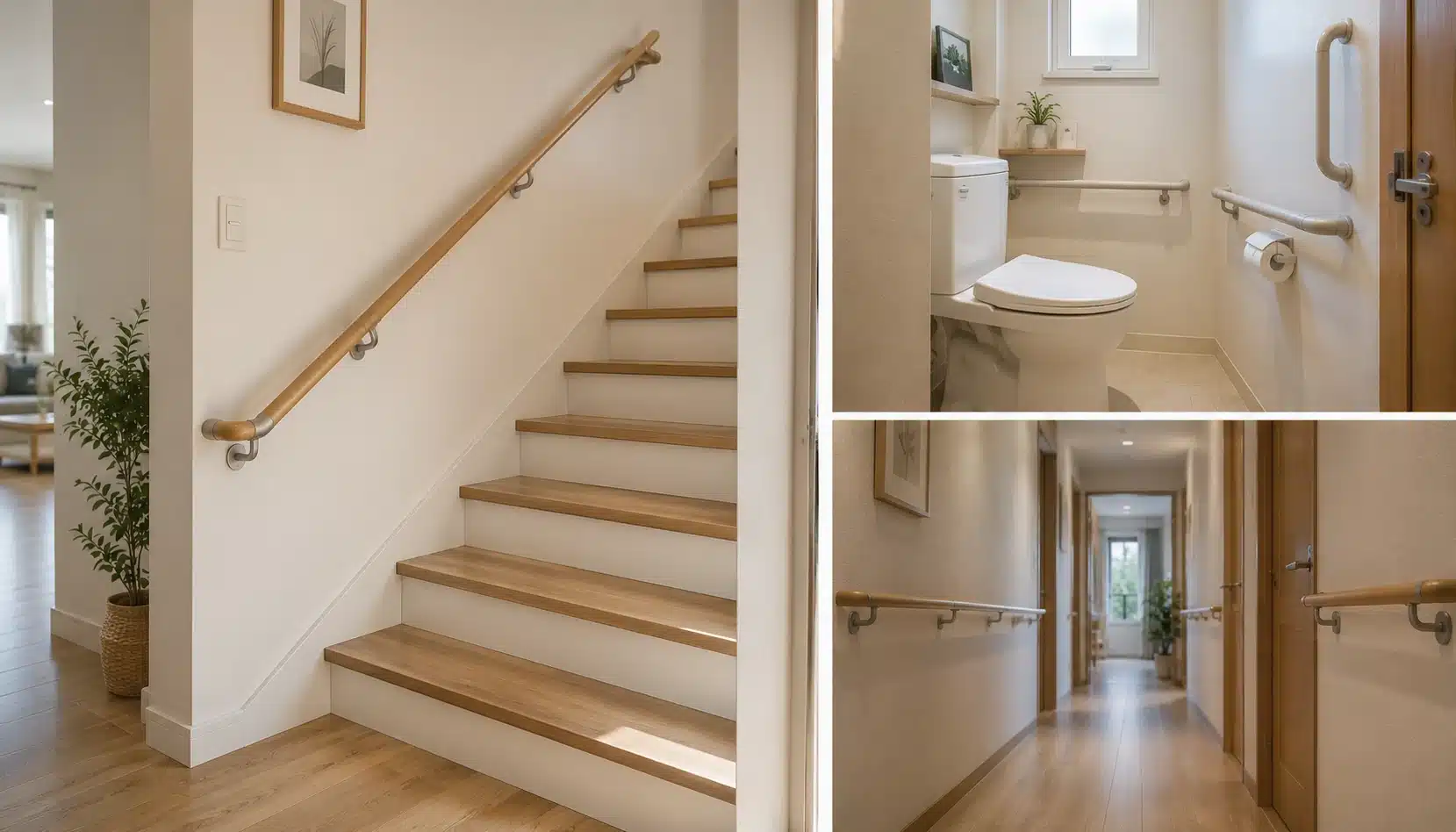 Anter home elevator--Install Handrails