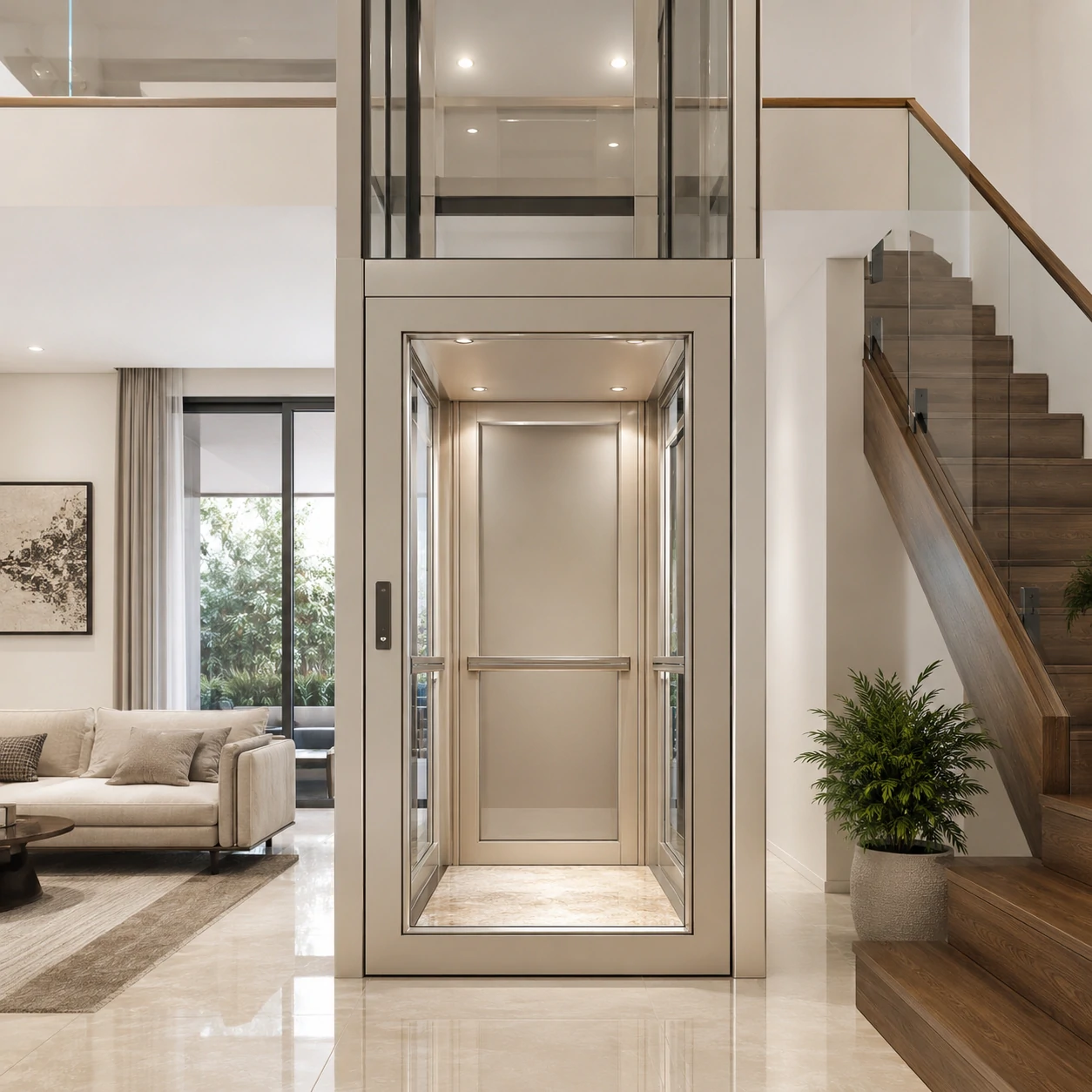Small Duplex House Lifts
