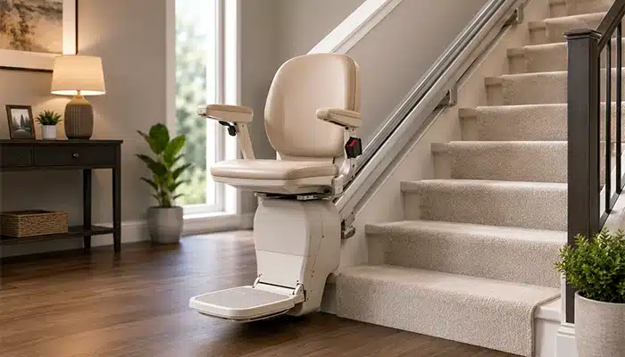 Type of Accessibility Lift for a Garage---stairlift
