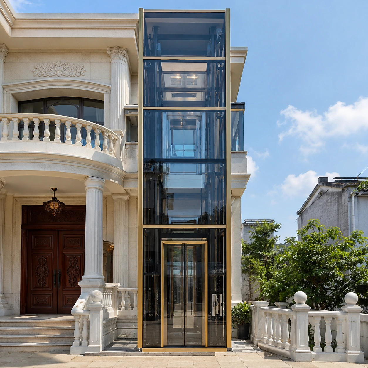 Anter Outdoor Home Elevator – ein Lift für Senioren im Außenbereich