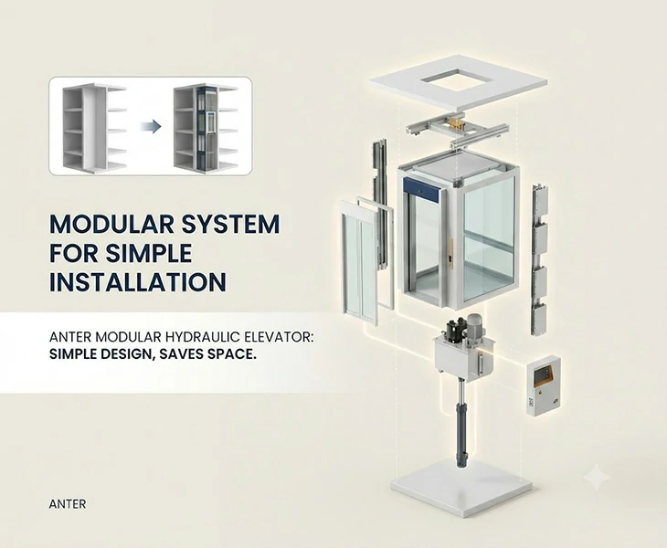 Modular Design of Anter Hydraulic Elevator