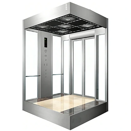 through floor home elevator glass cabin--GC004