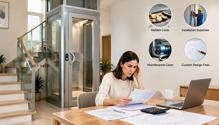 Những sai lầm thường gặp về ngân sách khi mua thang máy gia đình cỡ nhỏ